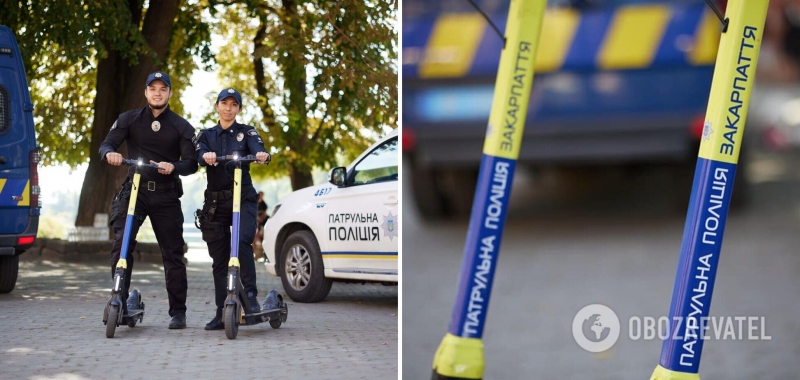 В Украине полицейские первыми начали патрулировать улицы на самокатах: детали эксперимента и фото
