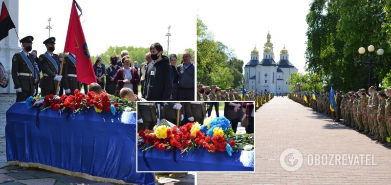 В Украине простились с убитым на Донбассе воином и снайпером-разведчицей. Фото