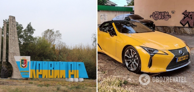 В Украине заметили новейший кабриолет Lexus на еврономерах. Фото