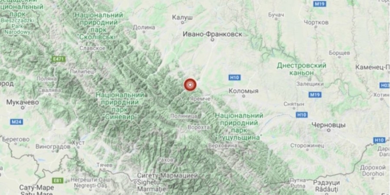В&nbsp;Ивано-Франковской области произошло землетрясение магнитудой 2,6