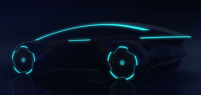 Volkswagen выпустил новый тизер электрического флагманского Project Trinity