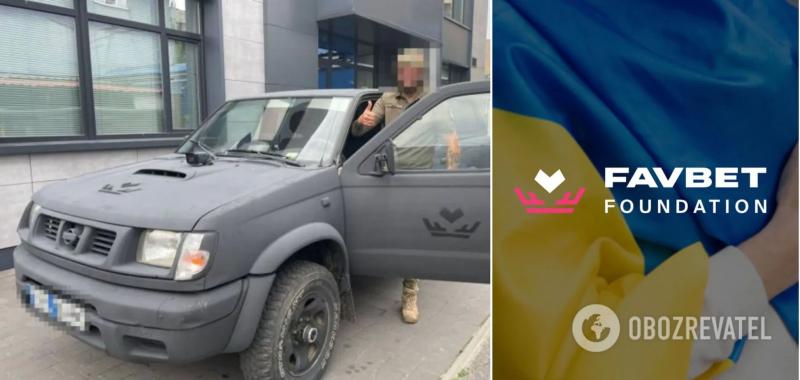 ВСУ на восточном направлении получили внедорожник Nissan Navara от Favbet Foundation