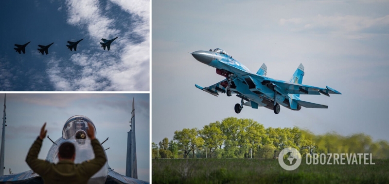 ВСУ показали зрелищные кадры полетов украинских истребителей