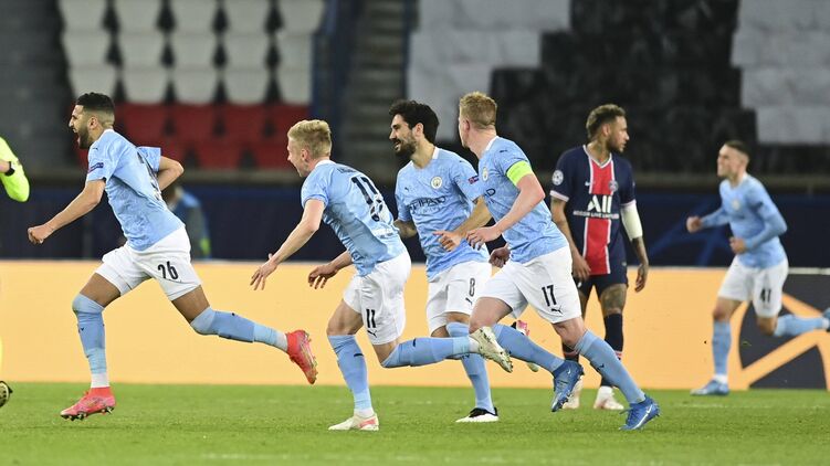 Второй полуфинал Лиги чемпионов. Зинченко помог "Манчестер Сити" обыграть ПСЖ на выезде