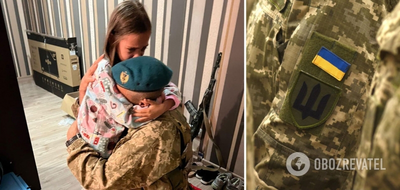 ''Защищает ее детство'': в сети показали трогательную встречу украинского воина с дочкой
